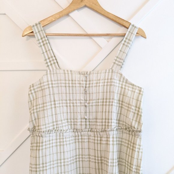 NEW English Factory tiered plaid check sundress - Picture 5 of 9